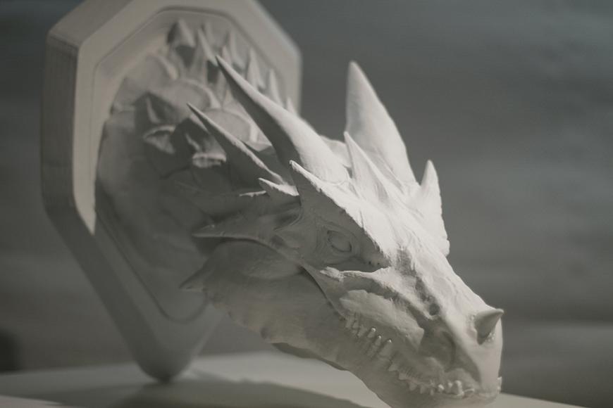 Трофейная голова дракона