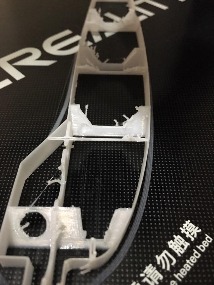 Подтеки филамента при печати тонкостенных моделей