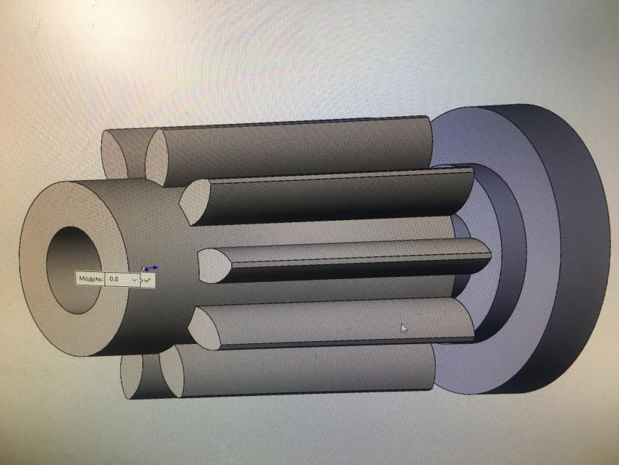 Зубчатое колесо для игрушки.