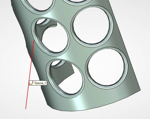Создание поддержек в T-FLEX CAD. Метод 2 (Использование адаптивных фрагментов)