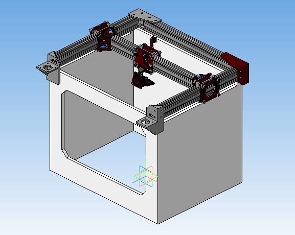 Доработка конструкции принтера MaKe3D i4