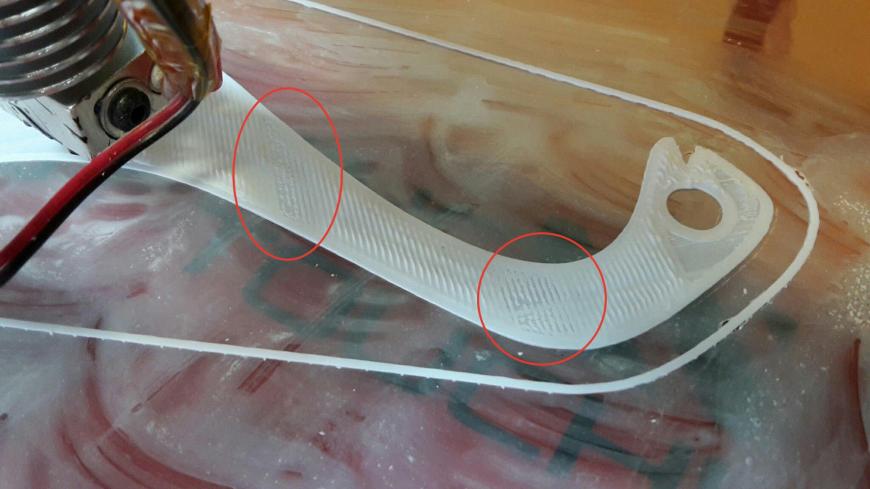 Экструзия филамента с перерывами