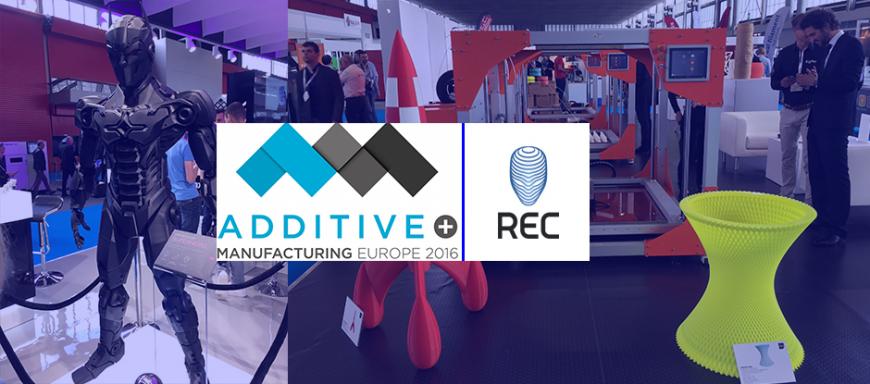 REC на Additive manufacturing Europe 2016 фотообзор pt1.