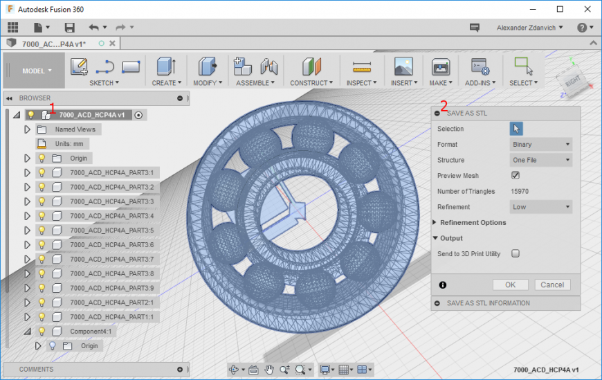 3 какая программа. STL Fusion 360. Autodesk Fusion 360 часы. STL программа. STL (Формат файла).