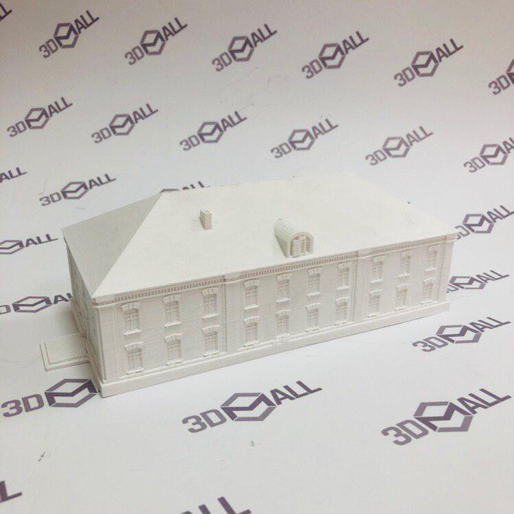 Печать макетов зданий по технологии FDM