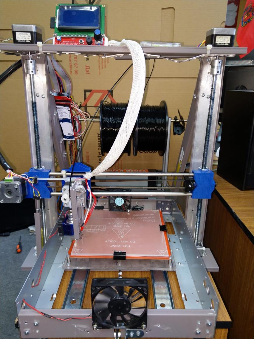 3D Принтер из принтеров и палок