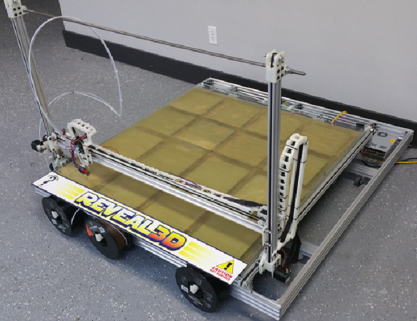 3D-принтер Reveal3D за $4 999 позволяет печатать детали со стороной в один метр