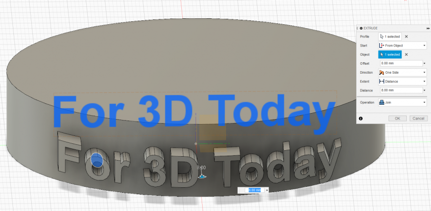 Быстрый и лёгкий способ сделать надпись на выпуклых поверхностях во Fusion 360
