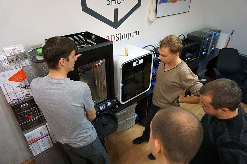 Первый мастер-класс по 3D печати  и 3D-сканированию Top 3D Shop в Москве