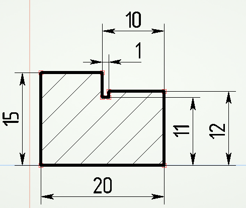 Основы T-FLEX CAD. Построение простой детали - Метод 2