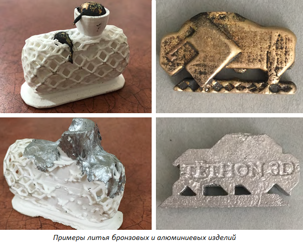 Tethon 3D предлагает фотополимер для 3D-печати керамических литейных форм