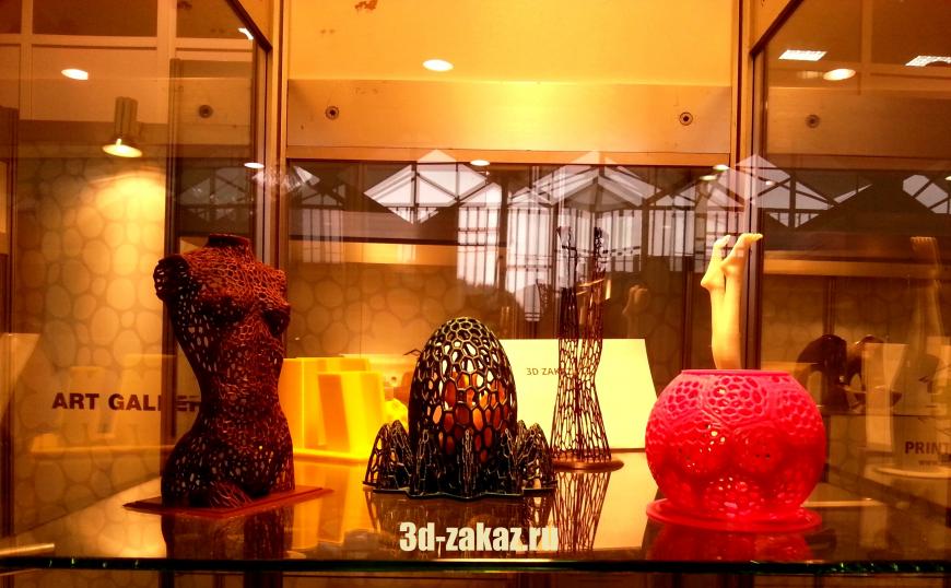 Наши работы в галерее выставки 3D Print Expo, Moscow 2015