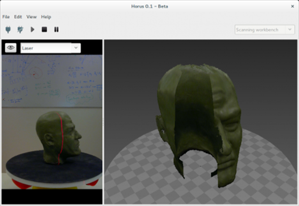 Компания BQ выпустила программу для 3D-сканирования Horus и 3D-сканер Ciclop с открытым исходным кодом