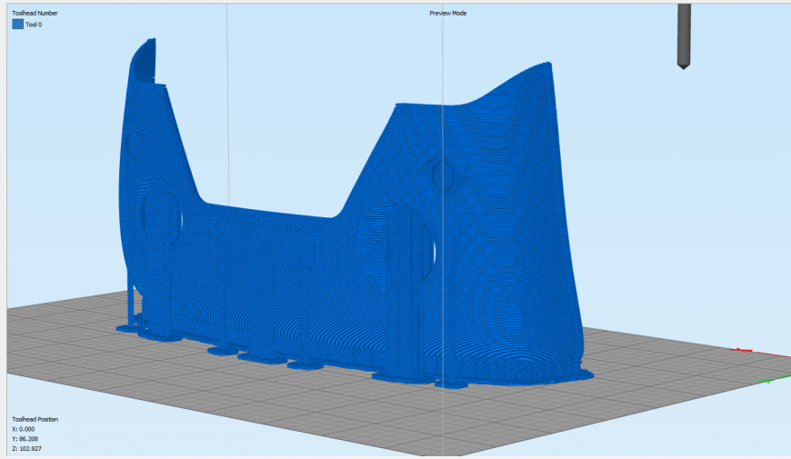 Simplify3d печать 2 мя экструдерами
