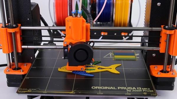 Апгрейд для печати несколькими филаментами через один хотэнд на 3D-принтерах Original Prusa i3 Mk2