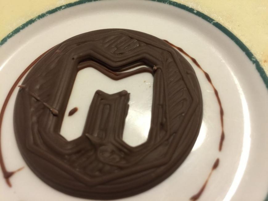 Печать шоколадной пастой на Magnum 3D