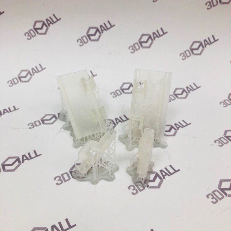 Печать деталей из прозрачного фотополимера Formlabs Clear