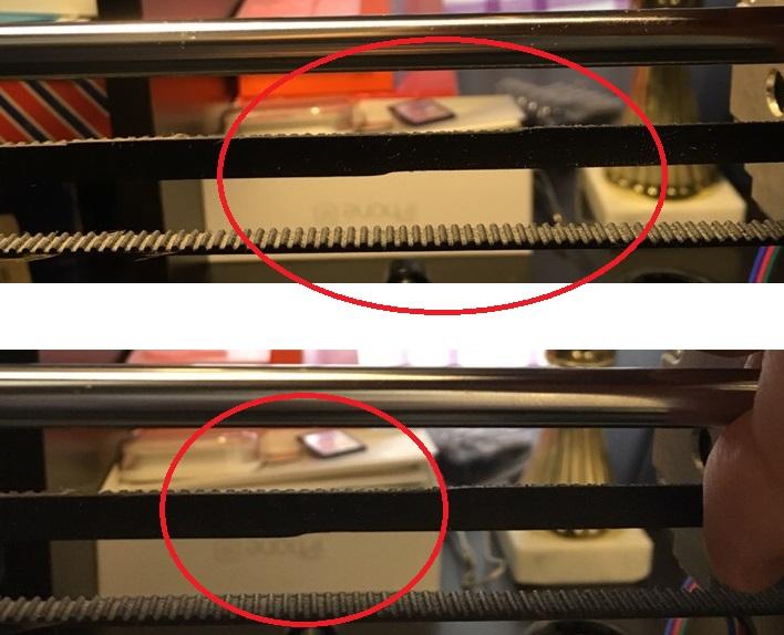 Сгрызает ремень / пропуск шагов