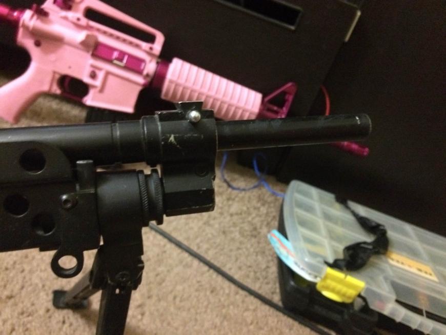 Ремонт пулемета М249