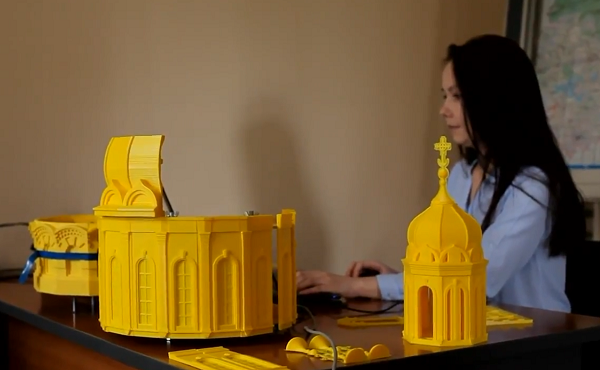 Новосибирские архитекторы создают на 3D-принтере реплики разрушенных храмов