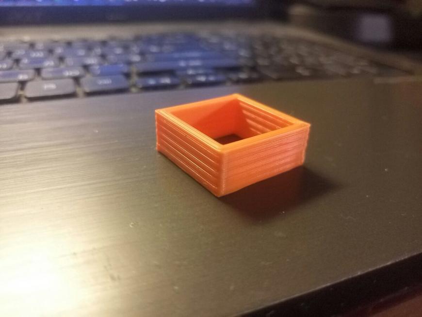 Волна на стене при печати CoreXY