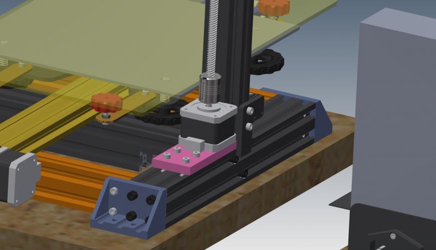 Модернизация крепления оси Z, 3D Принтер  Ender-3.