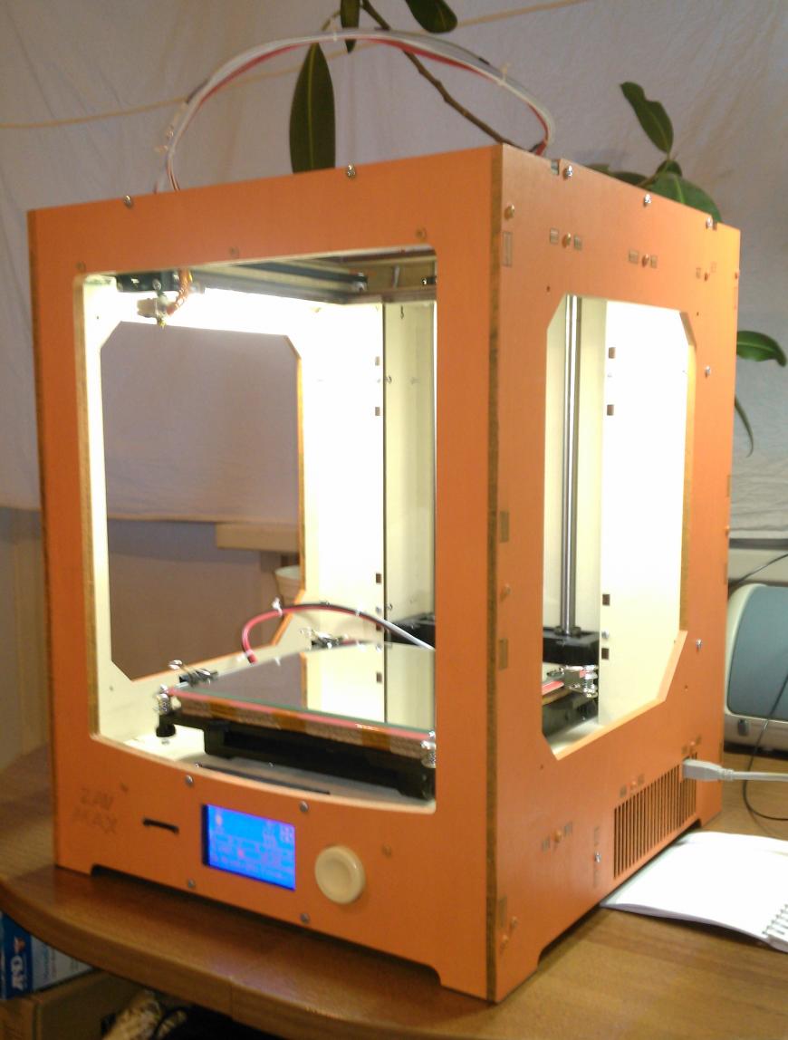 ZAV-MAX - сборка первого 3D принтера.