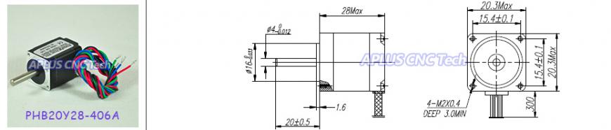 Шаговики типоразмера Nema 8 для миниатюрного 3D-принтера