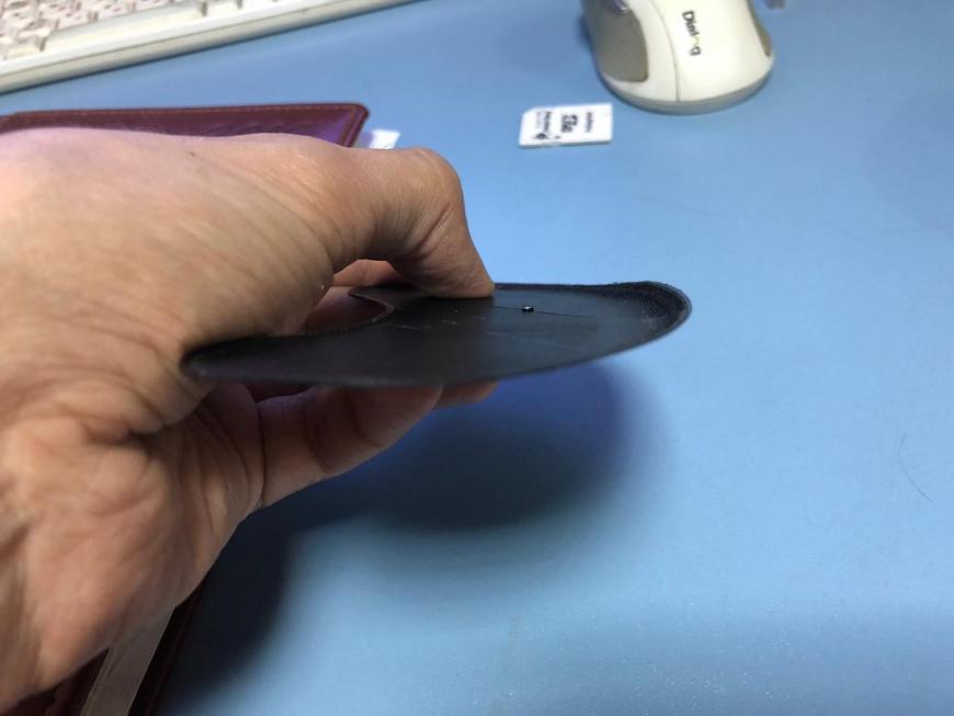 при печати большой площади детали заворачиваются края (PLA)