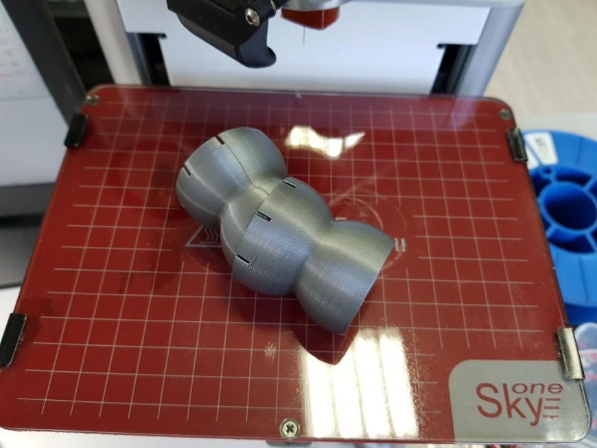 Насадка для фрезерного станка для удаления пыли, напечатанная на 3D принтере SkyOne
