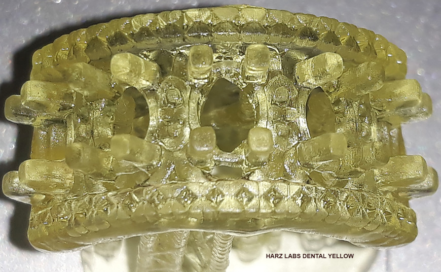 Перепутан полимер и вот что получилось. UNIZ SLASH PLUS HARZ LABS DENDATL Yellow