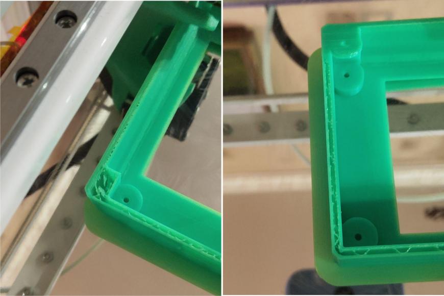 не равномерное заполнение