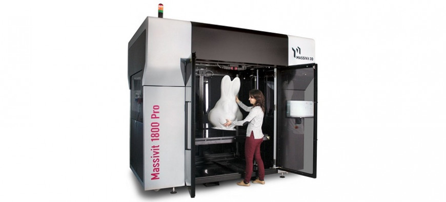 Компания Massivit анонсировала крупноформатный фотополимерный 3D-принтер 1800 Pro