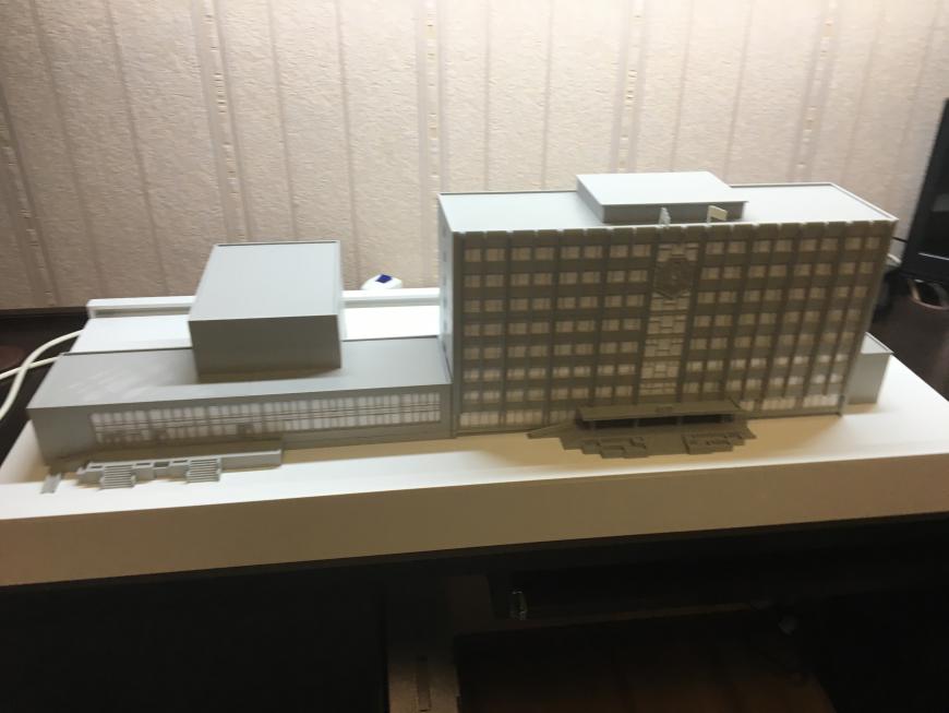 3D печать макета здания администрации г. Орска