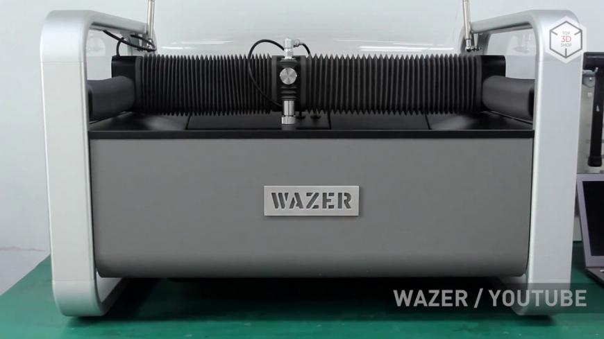 Обзор: первый настольный станок гидроабразивной резки WAZER