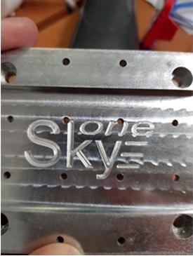 Пример выполнения гравировки на 3D принтере SkyOne