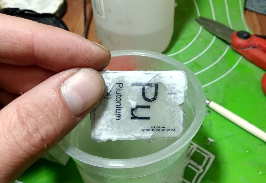 Сделал плутоний из пластика BestFilament :)