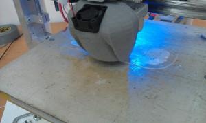 Первая 3D печать в жизни на 3D принтере 'Приzма Окта'