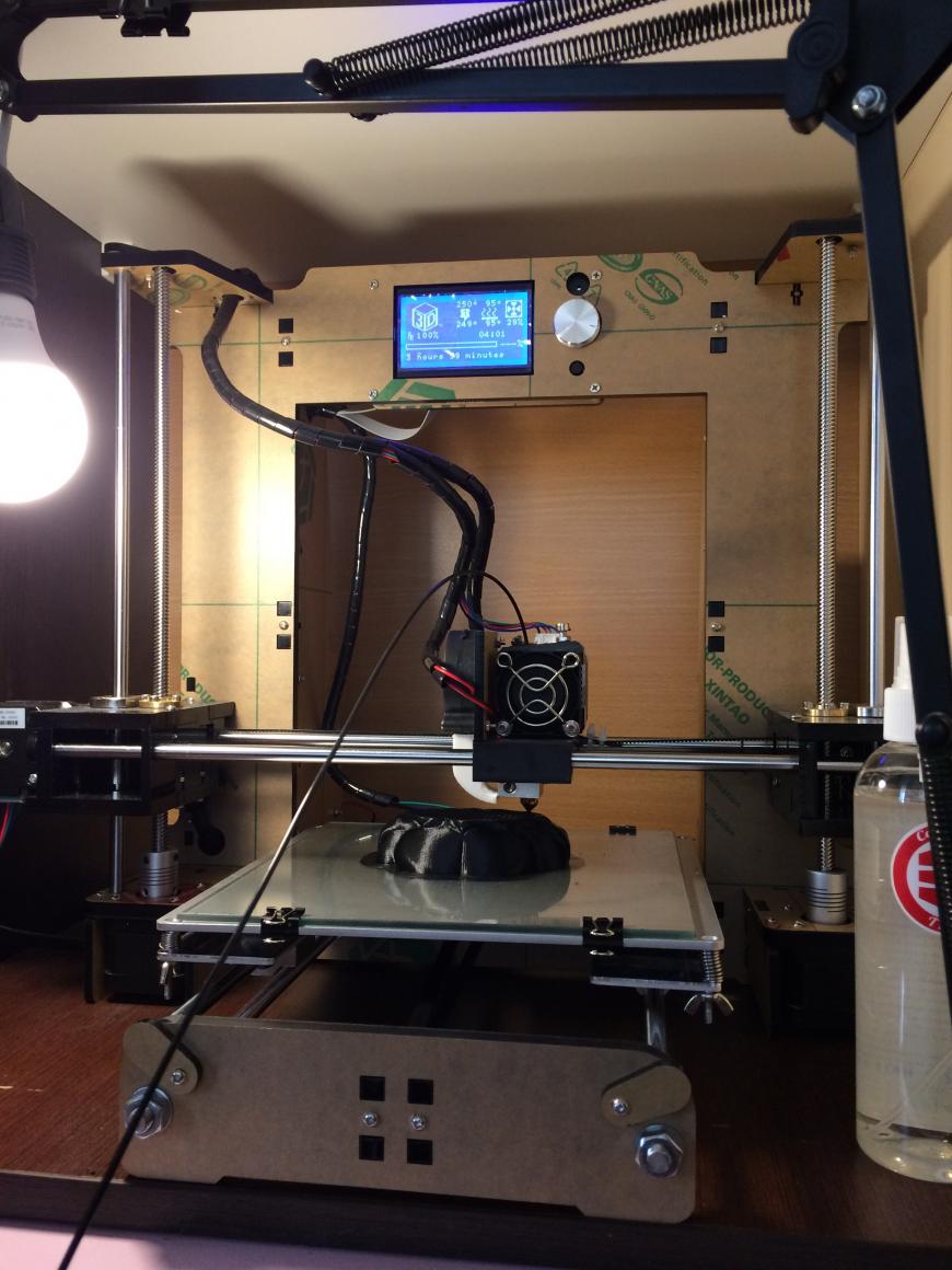 Anet A6 остановился на полпути