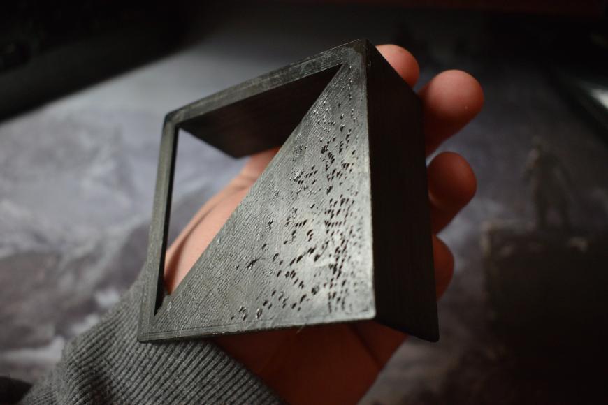 Искажается первый слой