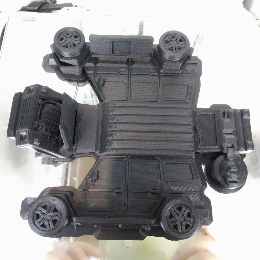 Очень черный гелик с тонировкой