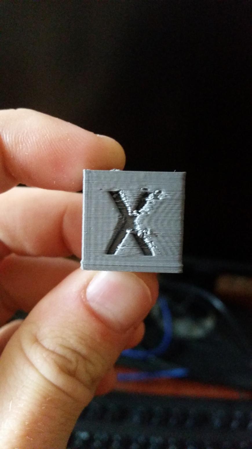 Эксперты, Дайте заключение по результату печати тетового кубика!Плиз )