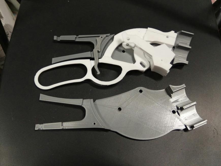3D печать ружья терминатора модель 1887года из PETG
