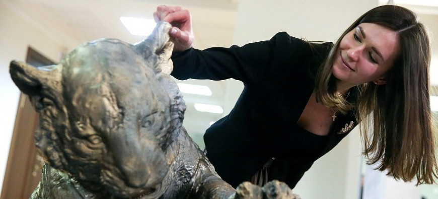 В Госдуме проходит выставка скульптора и 3D-печатника Петра Чегодаева