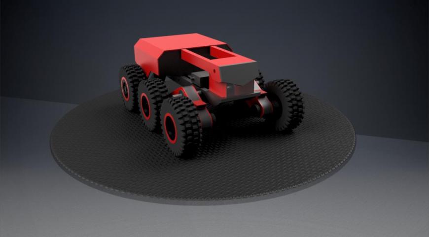 Разработка и создание робота высокой проходимости с управляемой балансирной подвеской