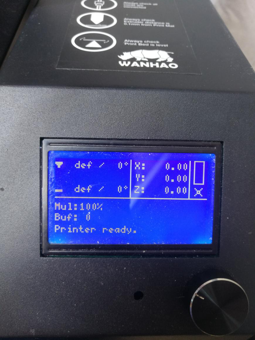 Wanhao i3 срабатывает защита по температуре при включении.