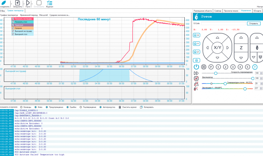 Проблемы с нагревом хотенда...