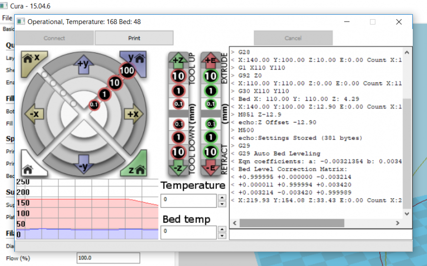 калибровка автоуровня ANET A6 на Marline