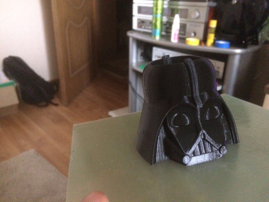 Печать пластиком bestfilament, обработка эпоксидный клеем.