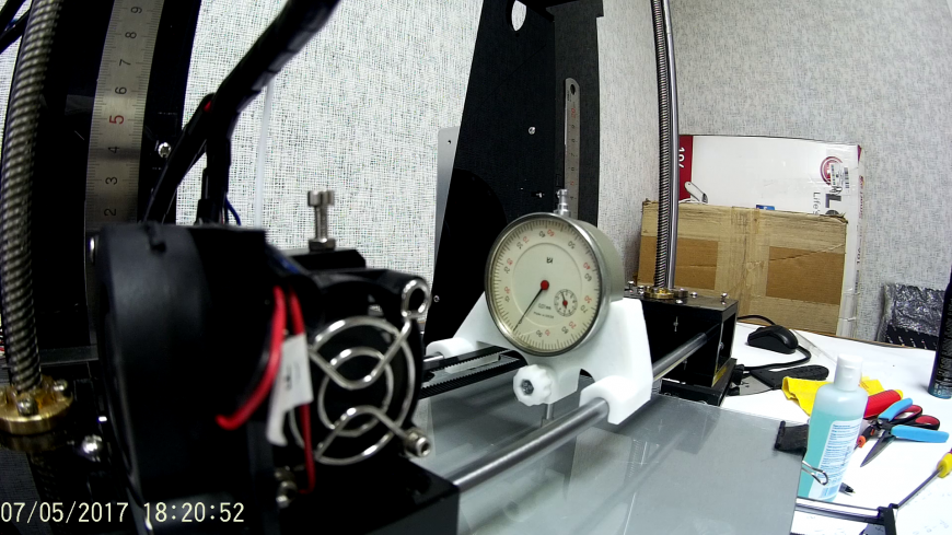 Проверка точности позиционирования 3D принтера Anet A6 по оси Z